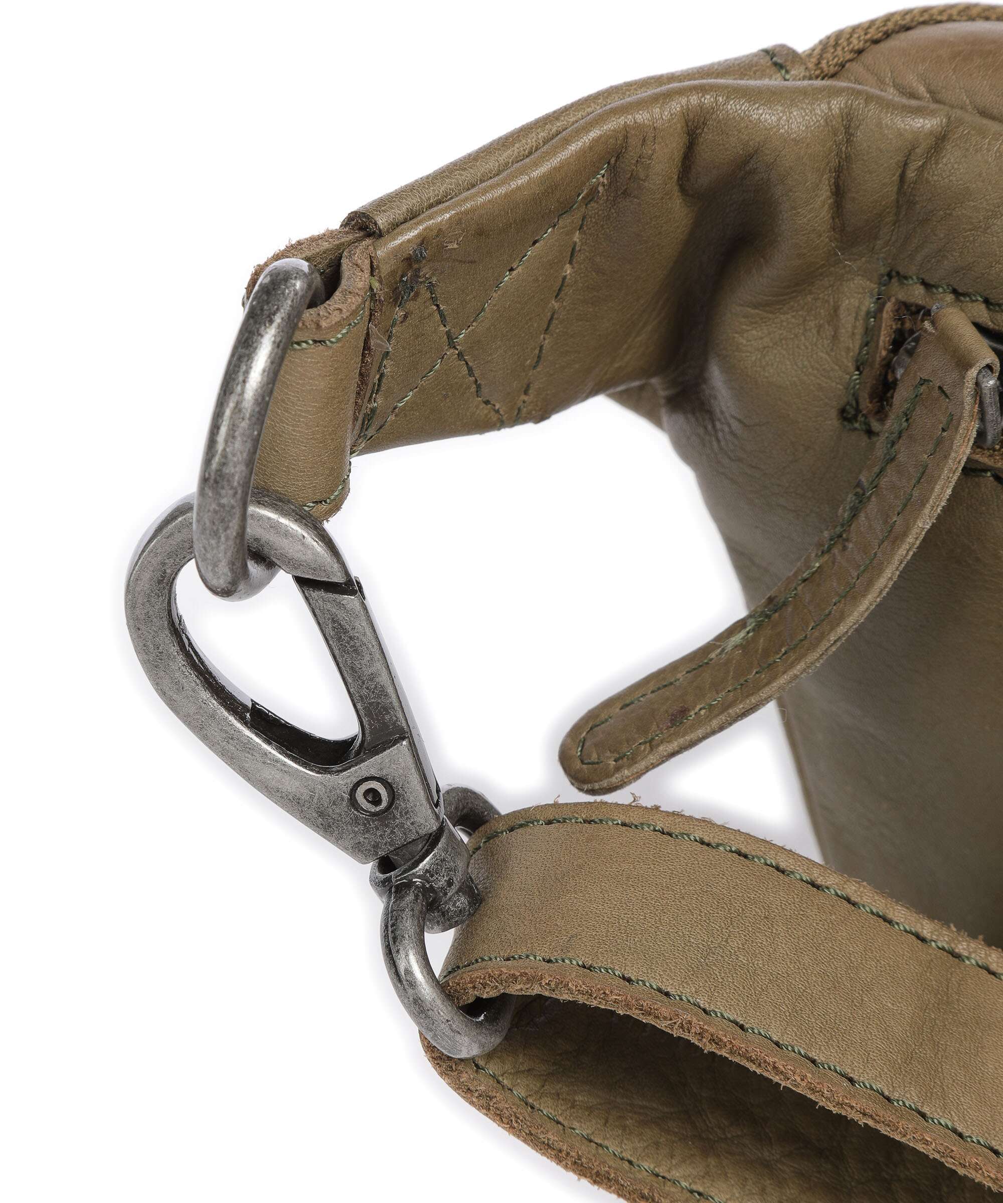 The Chesterfield Brand Washed Waxed Cow Severo Fanny pack olive green