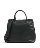 The Chesterfield Brand Cow Wax Pull Up Passau Bolso de mano black