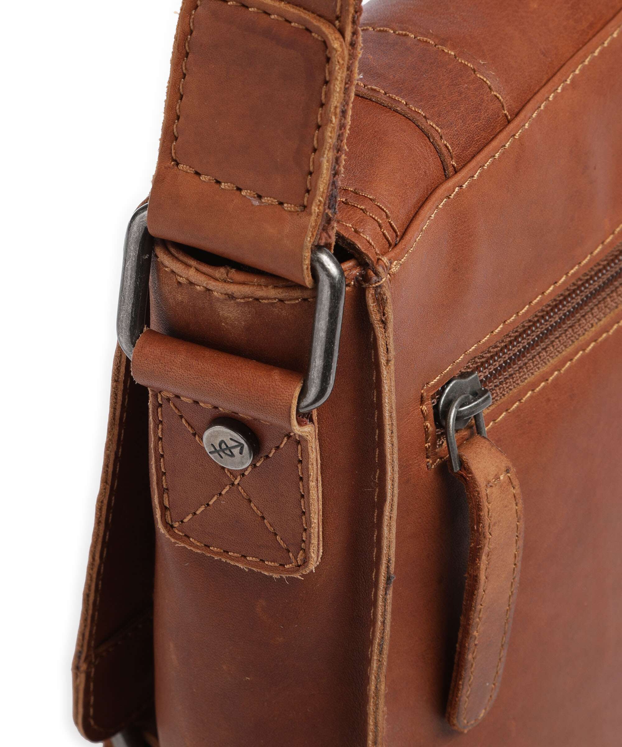 The Chesterfield Brand Matera Briefcase cognac