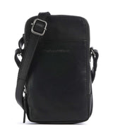 The Chesterfield Brand Cow Wax Pull Up Alesund Bolsa para móvil black