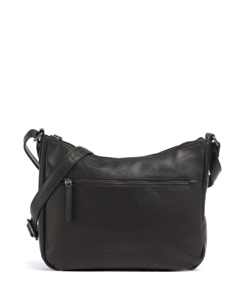 The Chesterfield Brand Cow Wax Pull Up Loraine Crossbody bag brown