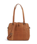 The Chesterfield Brand Cow Wax Pull Up Porlezza Bolso de hombro cognac