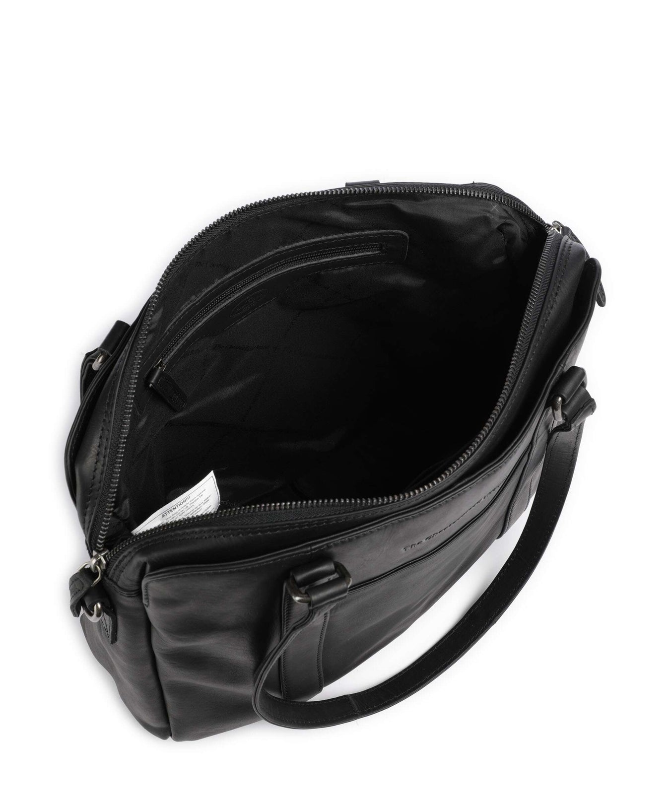 The Chesterfield Brand Cow Wax Pull Up Pretoria Shoulder bag black