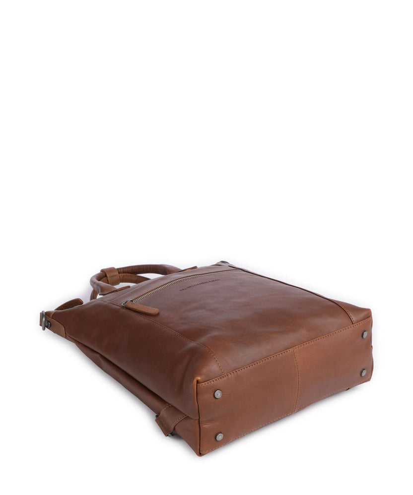 The Chesterfield Brand Cow Wax Pull Up Luisa Backpack bag cognac