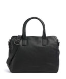 The Chesterfield Brand Wax Pull Up Cow Valmonte Bolso de mano black