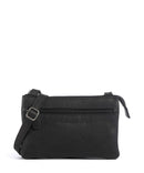 The Chesterfield Brand Washed Waxed Cow Osaka Crossbody bag black