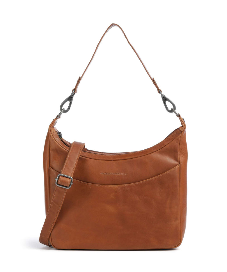 The Chesterfield Brand Wax Pull Up Cow Olvia Hobo bag cognac