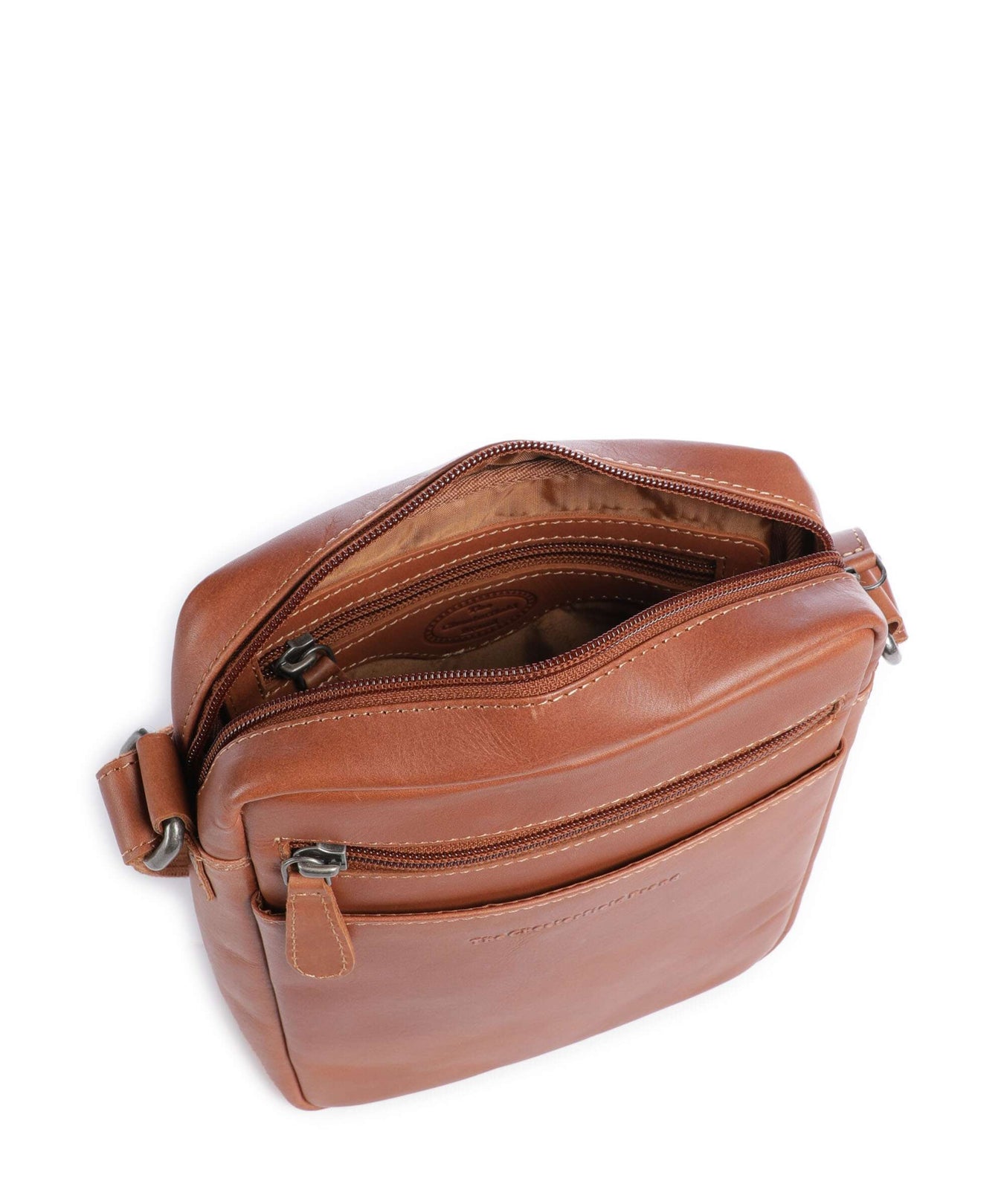 The Chesterfield Brand Wax Pull Up Cow Laveno Crossbody bag cognac