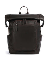 The Chesterfield Brand Wax Pull Up Cow Remo Mochila roll-top brown