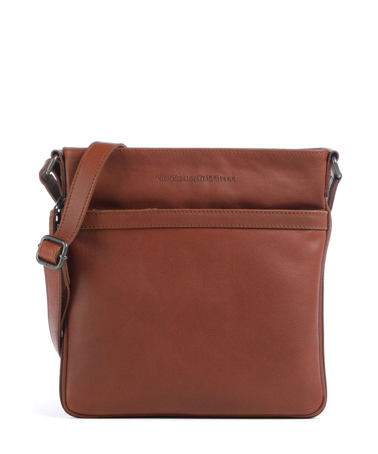 The Chesterfield Brand Wax Pull Up Cow Mirea Crossbody bag cognac