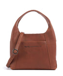 The Chesterfield Brand Wax Pull Up Cow Lunera Bolso de mano cognac