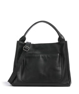 The Chesterfield Brand Wax Pull Up Cow Fioline Bolso de mano black