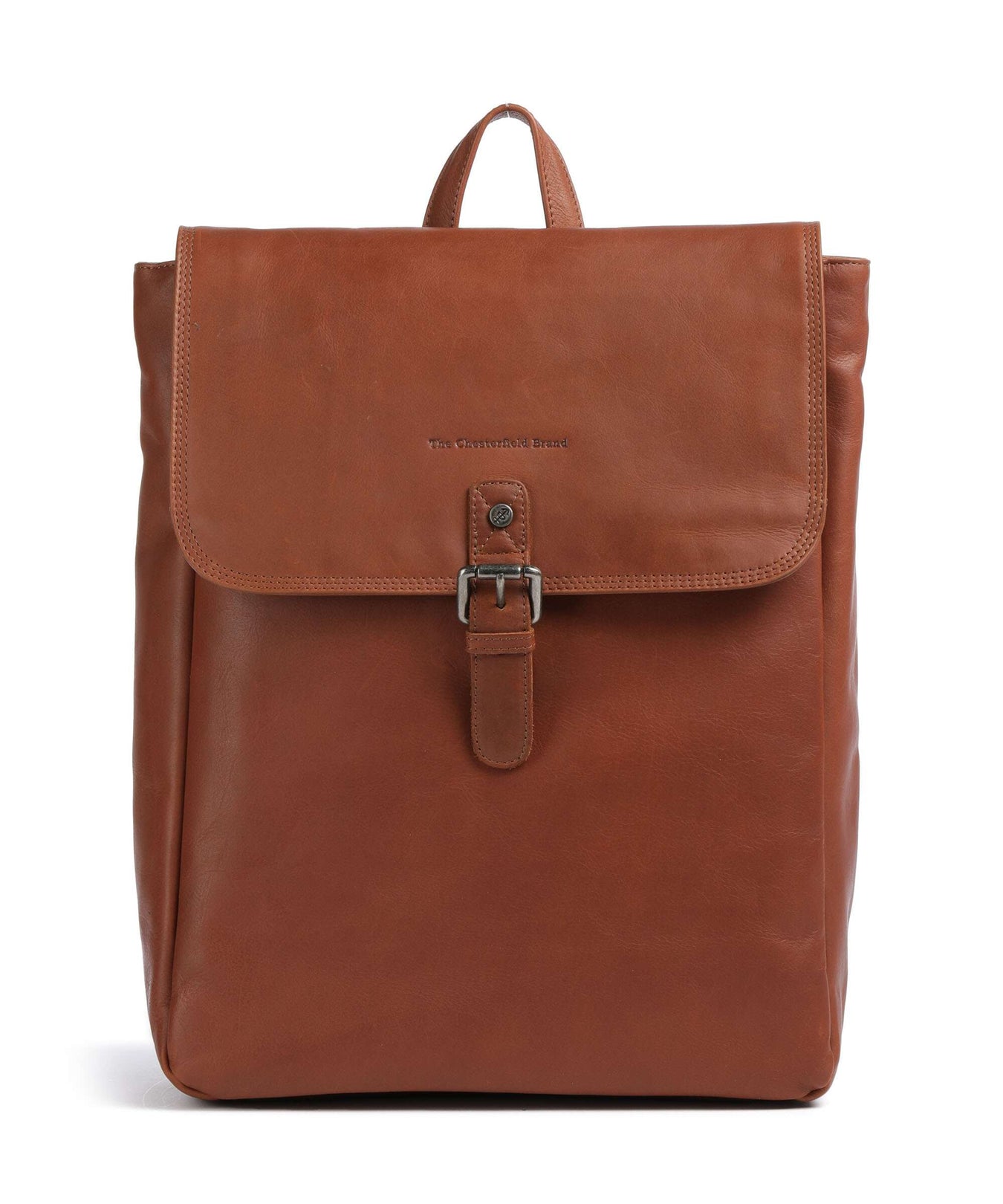 The Chesterfield Brand Wax Pull Up Cow Farrow Backpack cognac