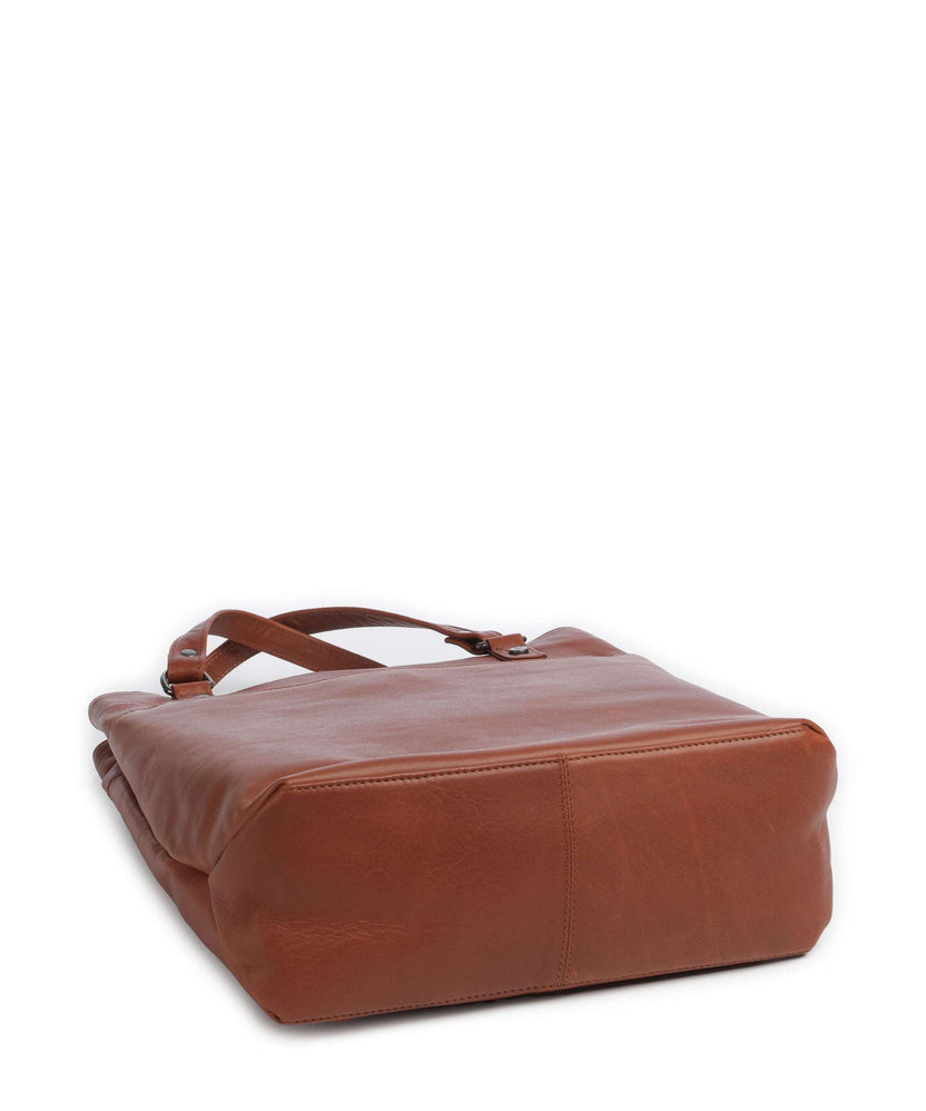 The Chesterfield Brand Wax Pull Up Cow Raynor Backpack bag cognac