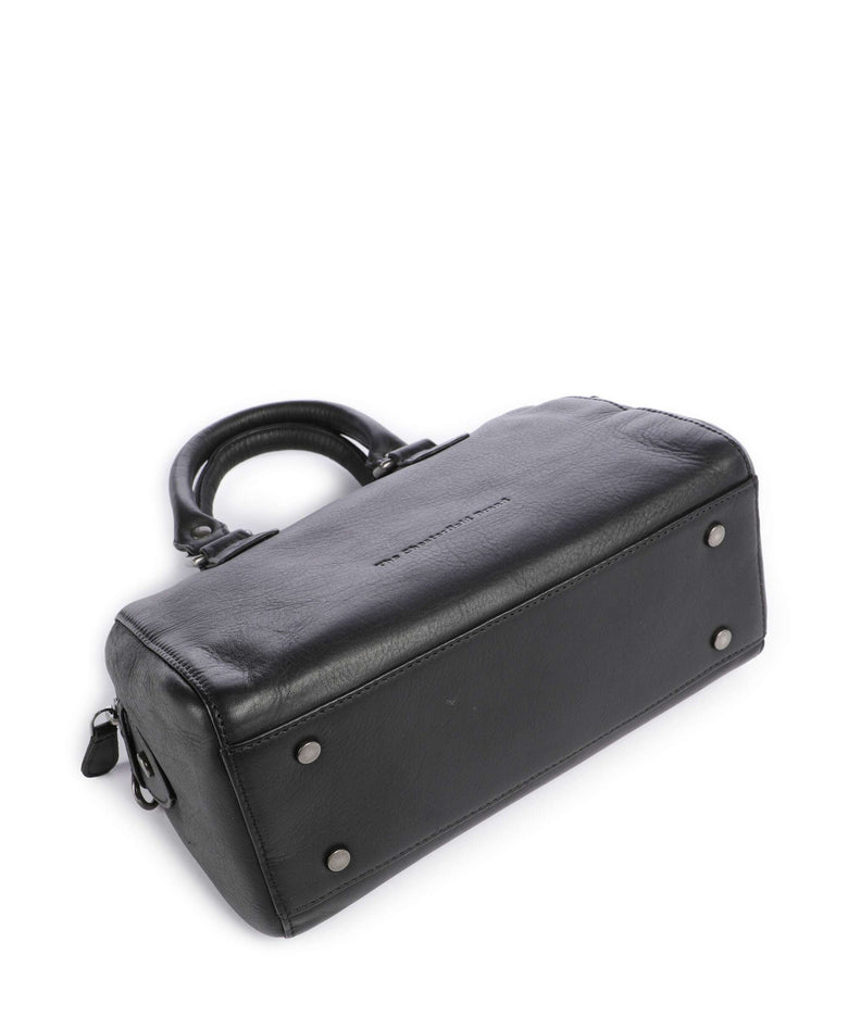 The Chesterfield Brand Wax Pull Up Cow Dalford Handbag black