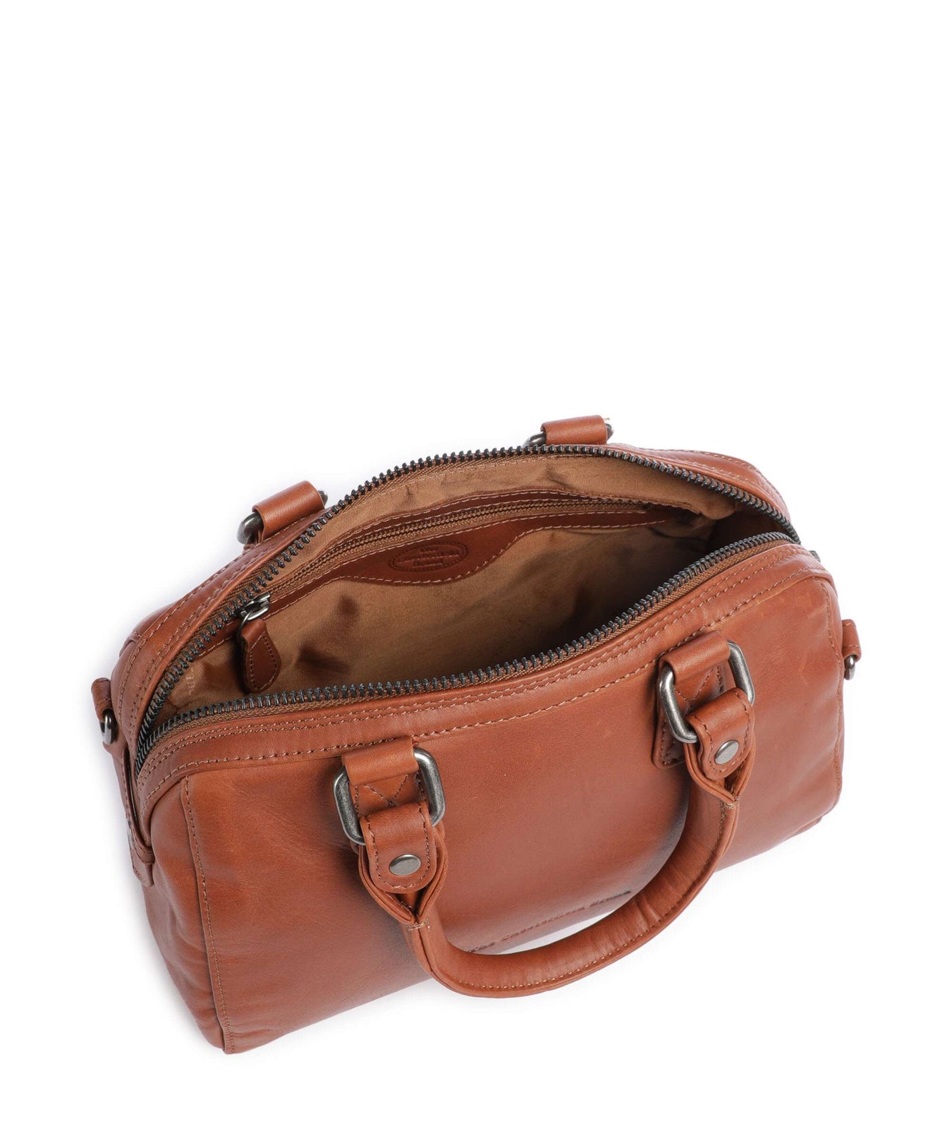 The Chesterfield Brand Wax Pull Up Cow Dalford Handbag cognac