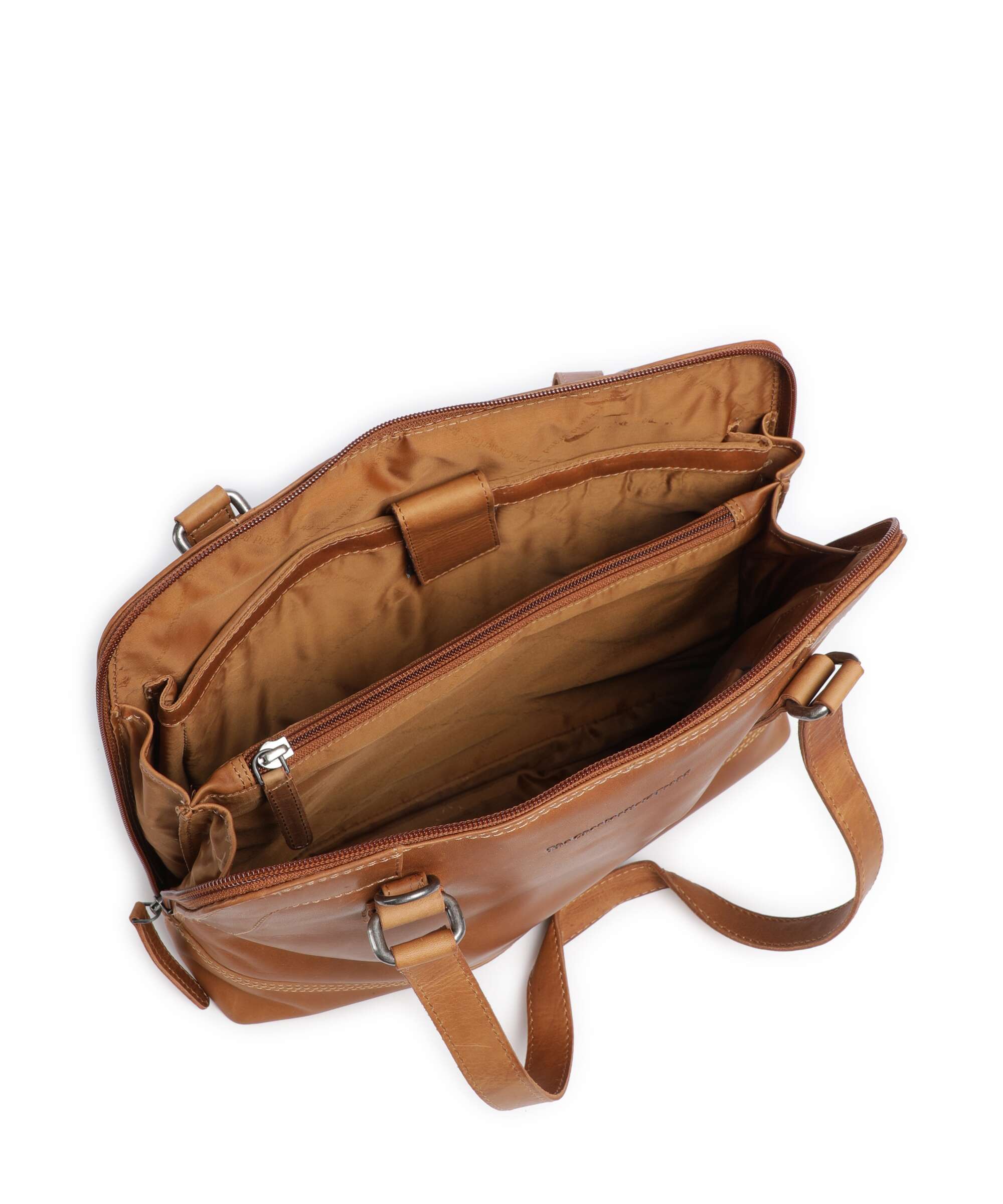 The Chesterfield Brand Wax Pull Up Cow Seron Shoulder bag cognac