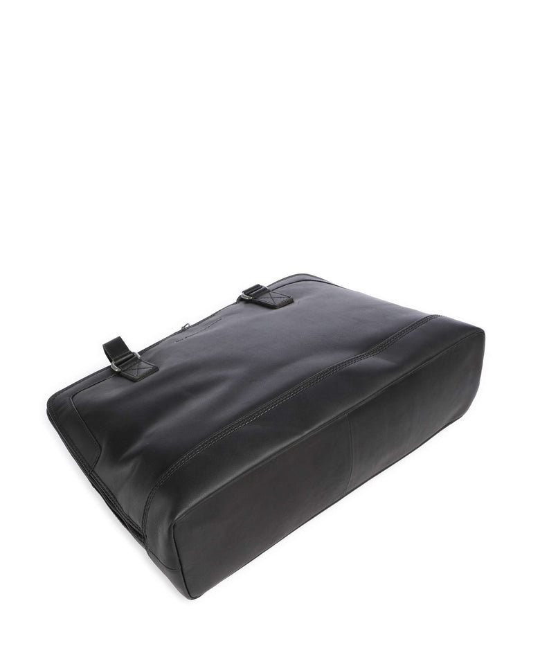 The Chesterfield Brand Wax Pull Up Cow Elvar Shoulder bag black