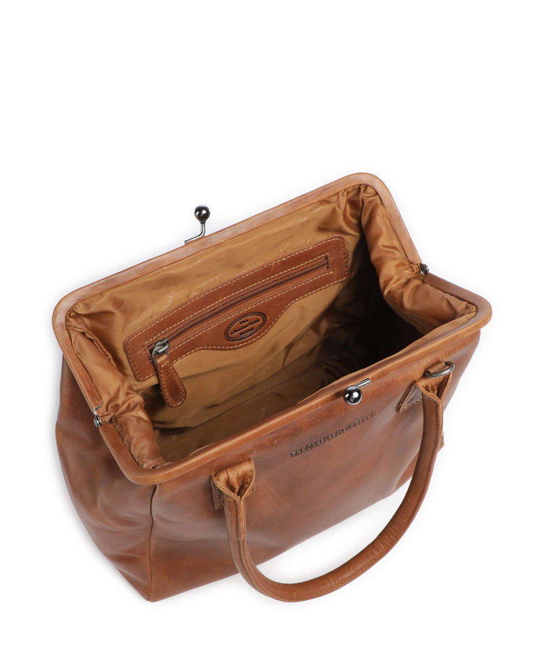 The Chesterfield Brand Wax Pull Up Cow Dorin Shoulder bag cognac