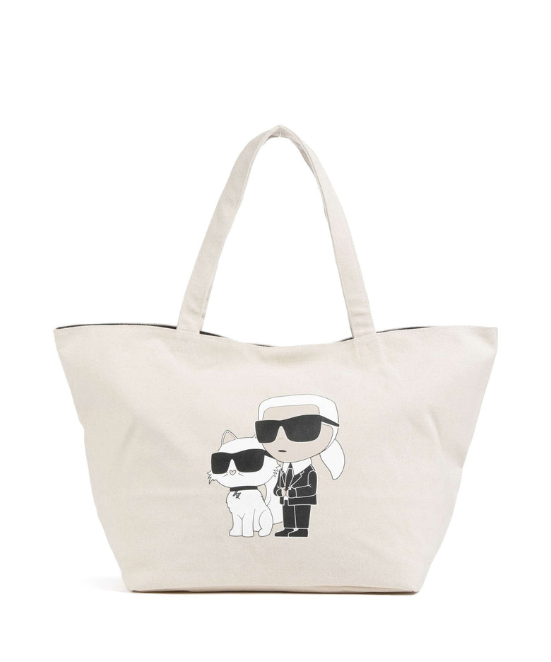 Karl Lagerfeld K/Ikonik 2.0 Tote bag offwhite