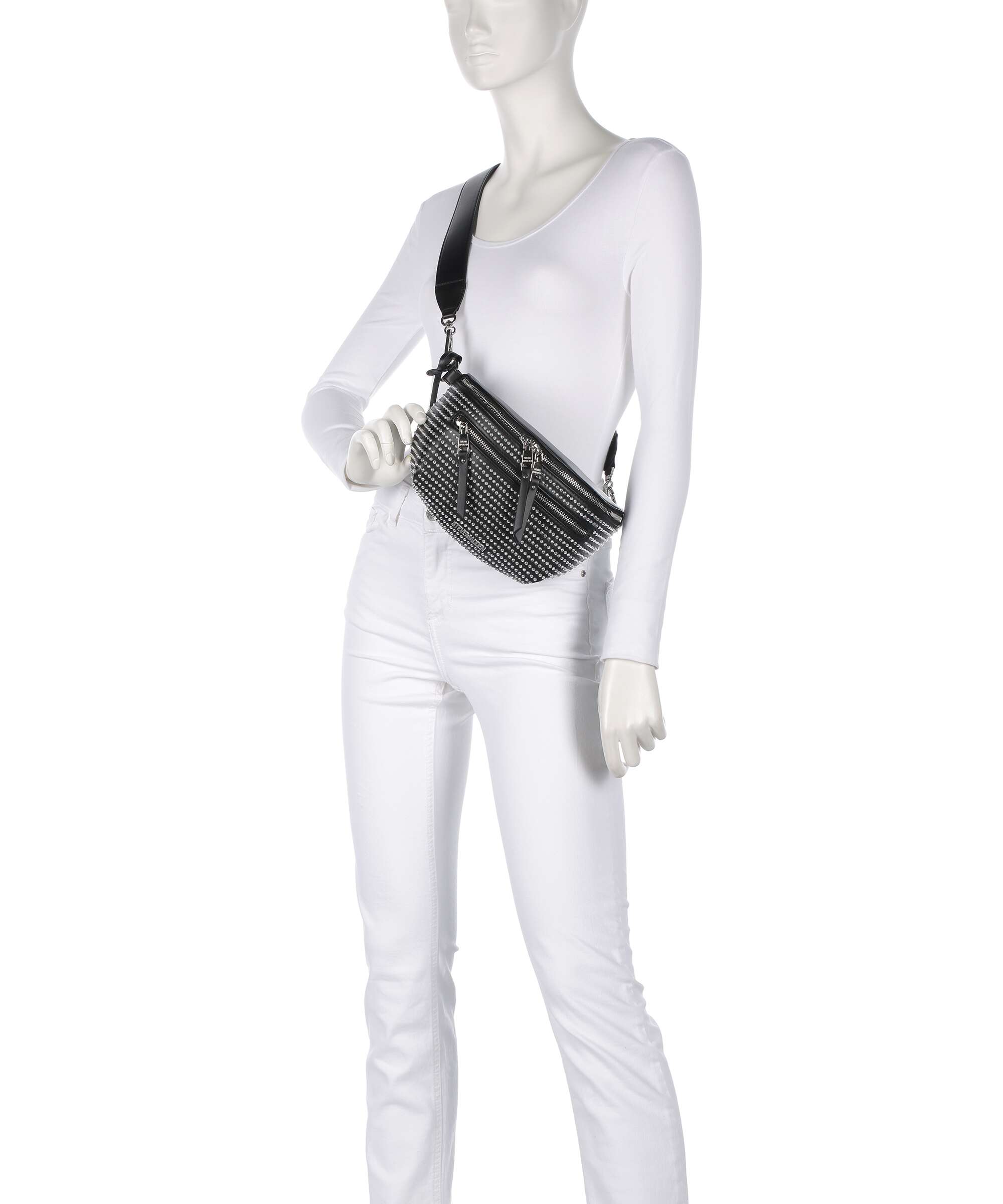 Steve Madden BCLARKES Crossbody bag black/silver