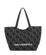 Karl Lagerfeld Ikon Bolsa shopping black/white