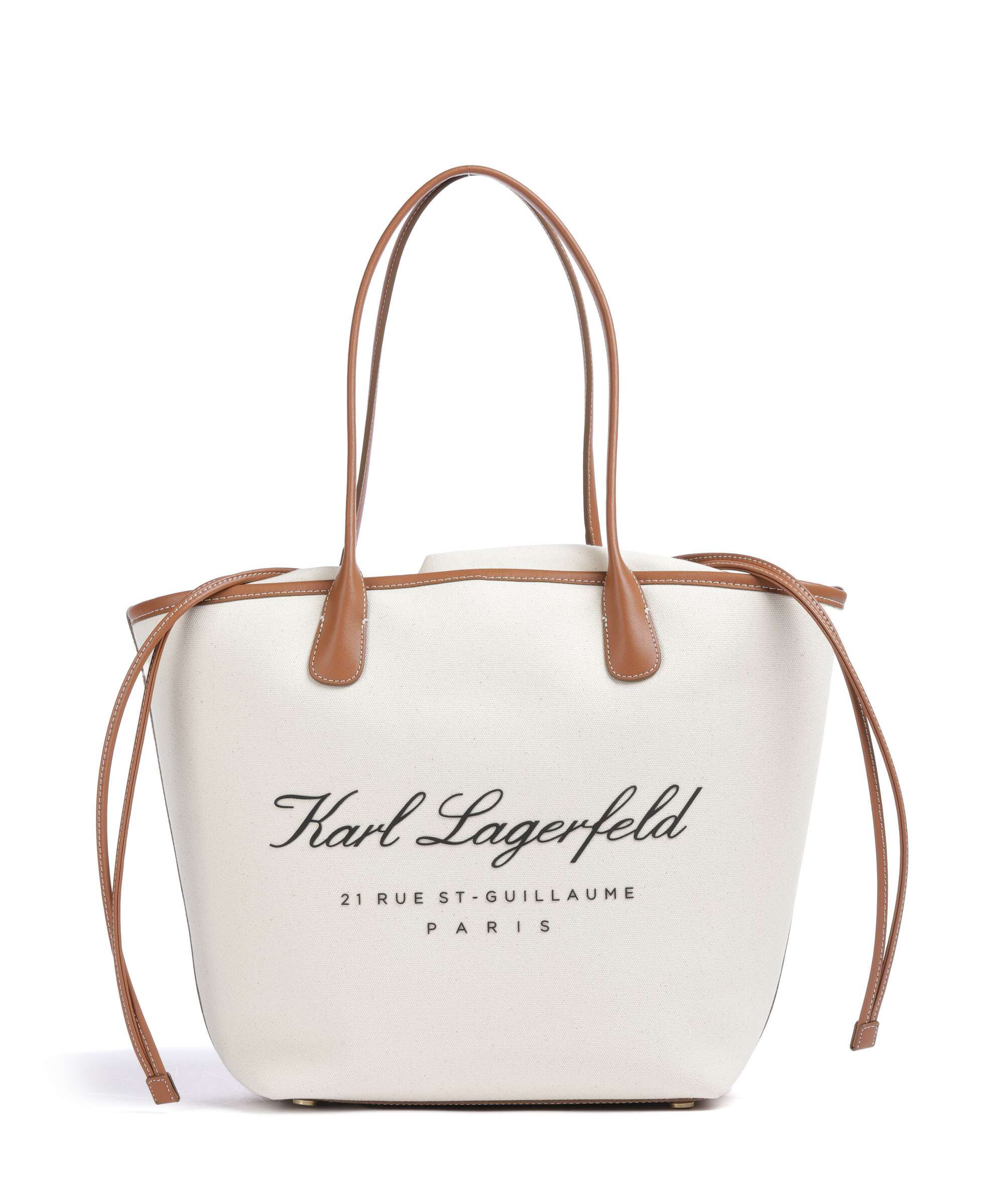 Karl Lagerfeld Hotel Karl Medium Tote bag natural canvas/tan
