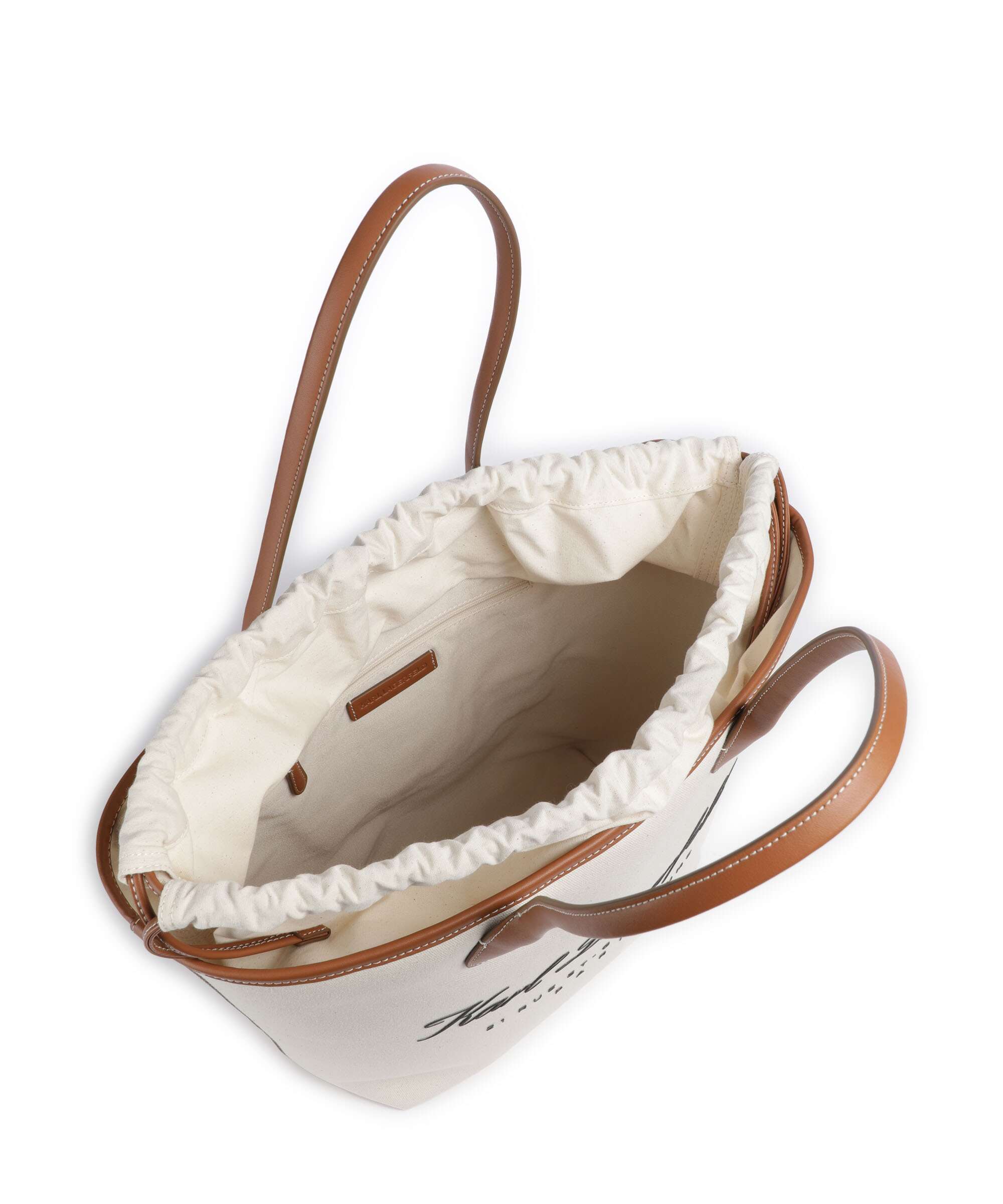 Karl Lagerfeld Hotel Karl Medium Tote bag natural canvas/tan
