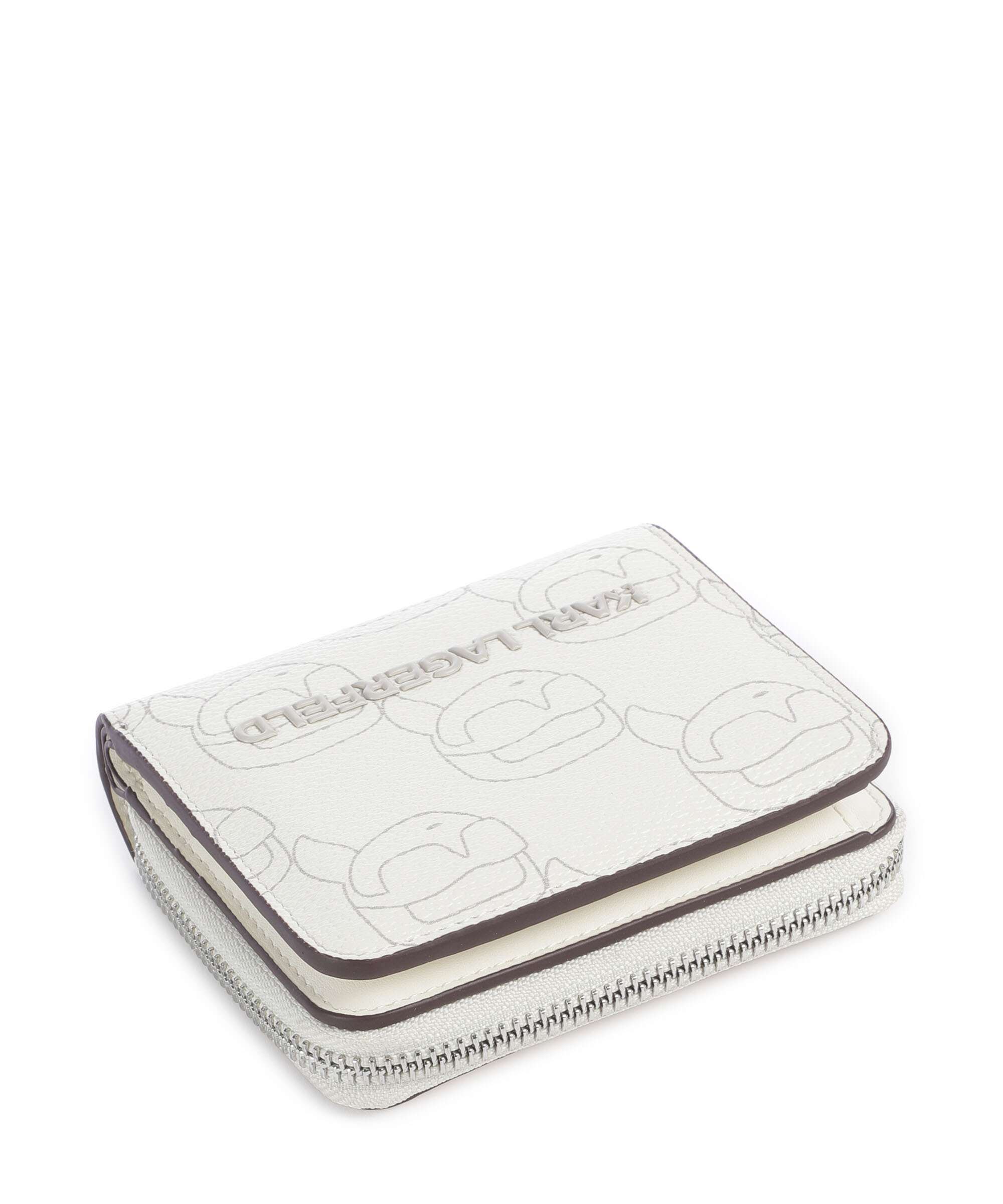 Karl Lagerfeld K/Ikonik Mono Wallet offwhite
