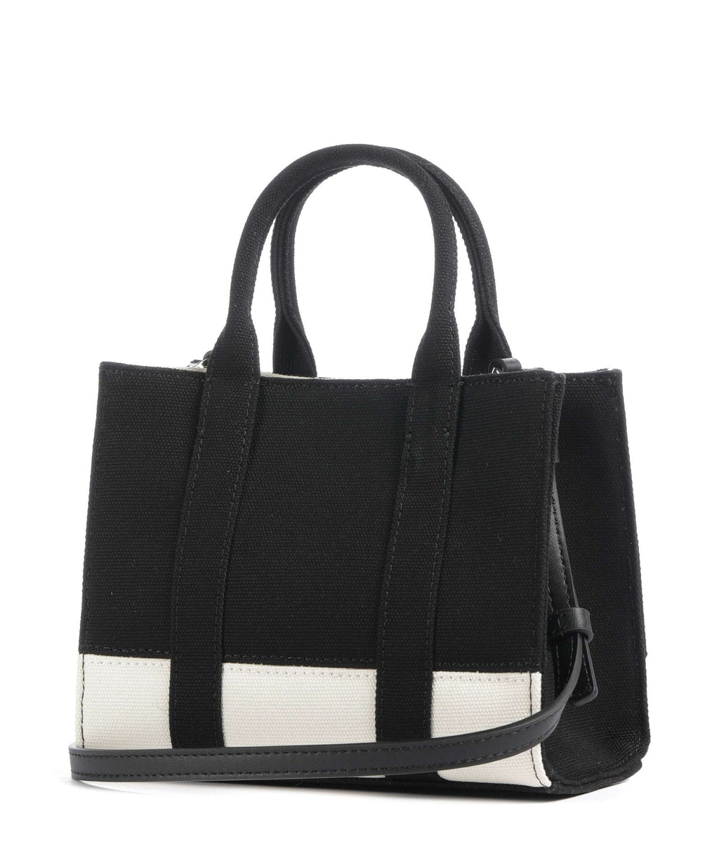 Karl Lagerfeld K/Rue St Guillaume Medium Handbag cannoli cream/black