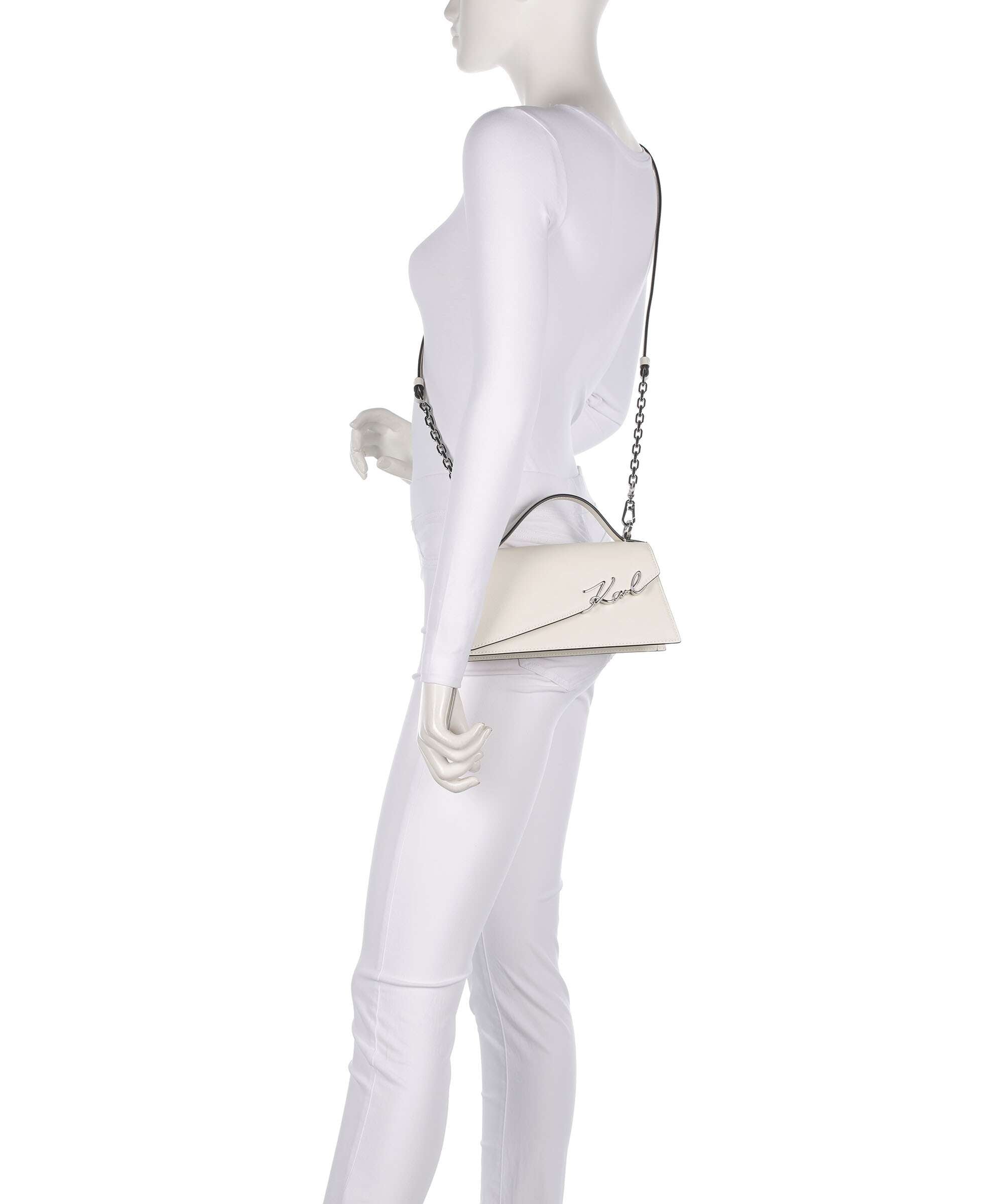 Karl Lagerfeld K/Signature Crossbody bag offwhite