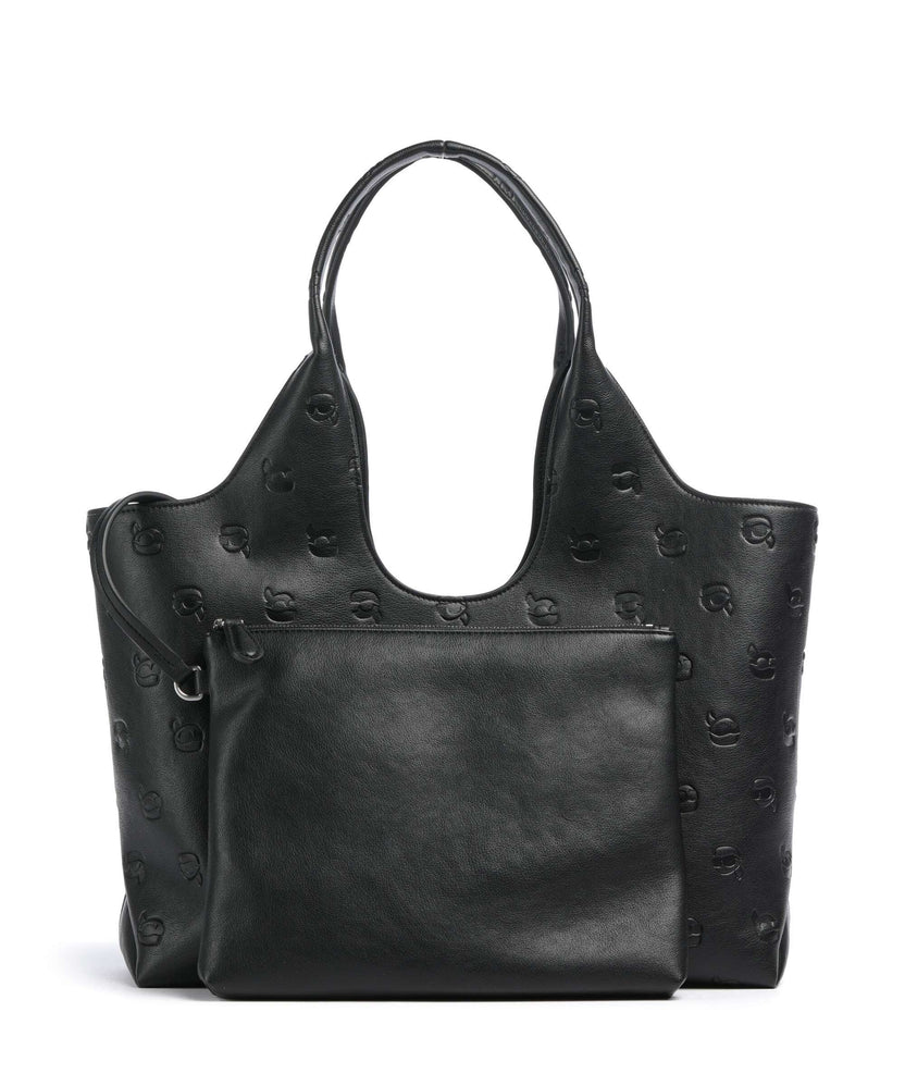 Karl Lagerfeld K/Ikon Monogram Medium Tote bag tonal black