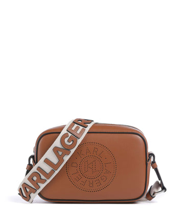 Karl Lagerfeld K/Circle Bandolera dark tan