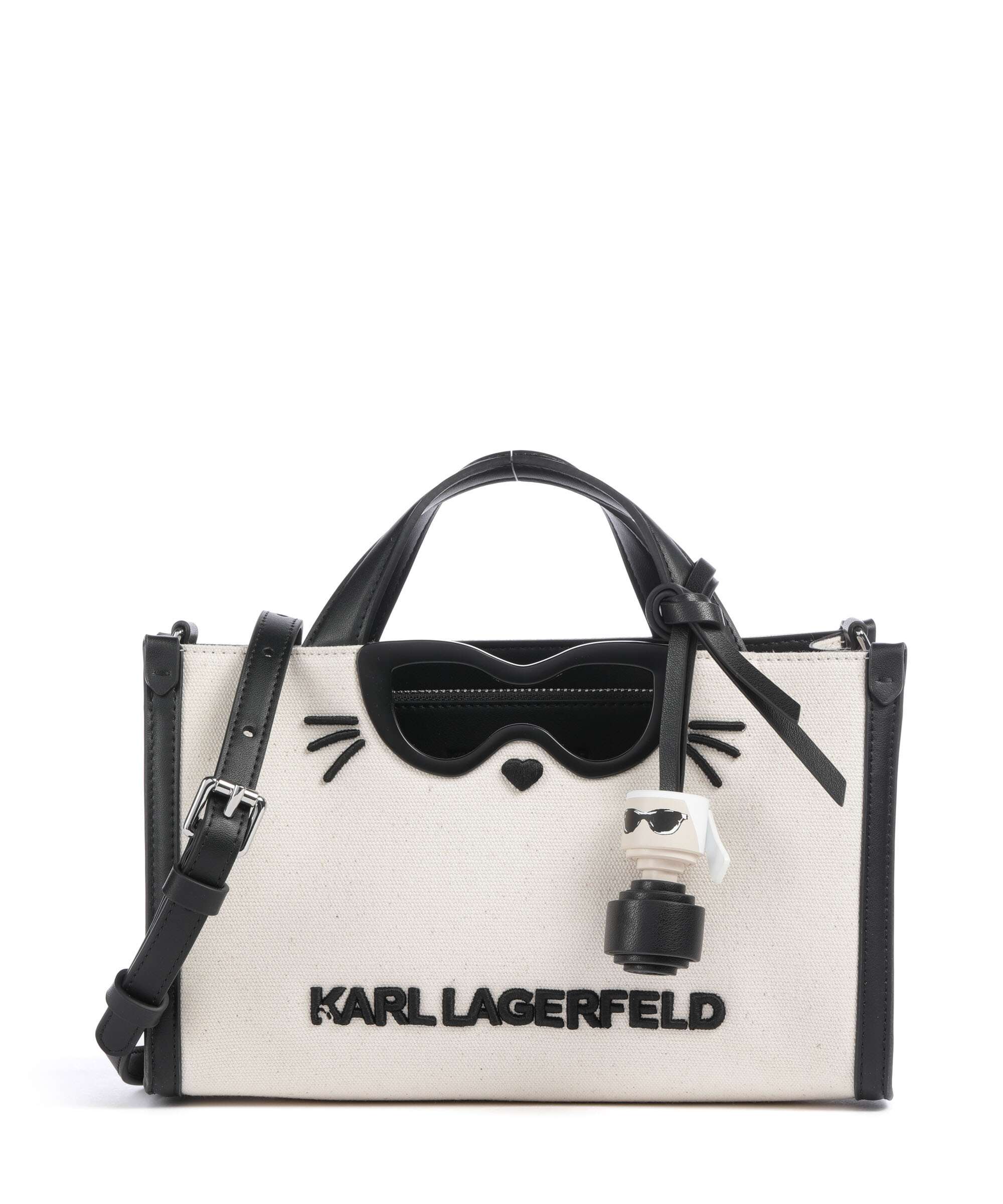 Karl Lagerfeld K/Ikon Choupette Small Handbag natural