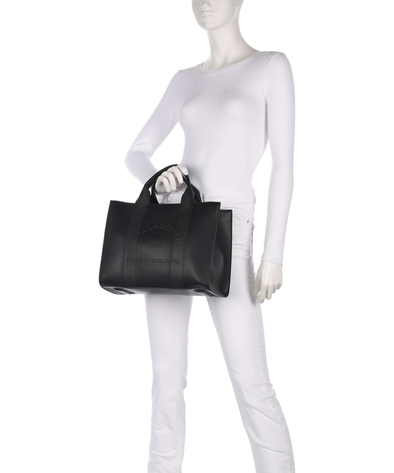 Karl Lagerfeld K/Rue St Guillaume Medium Handbag black