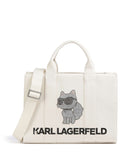 Karl Lagerfeld Ikon Choupette Medium Bolso de mano natural