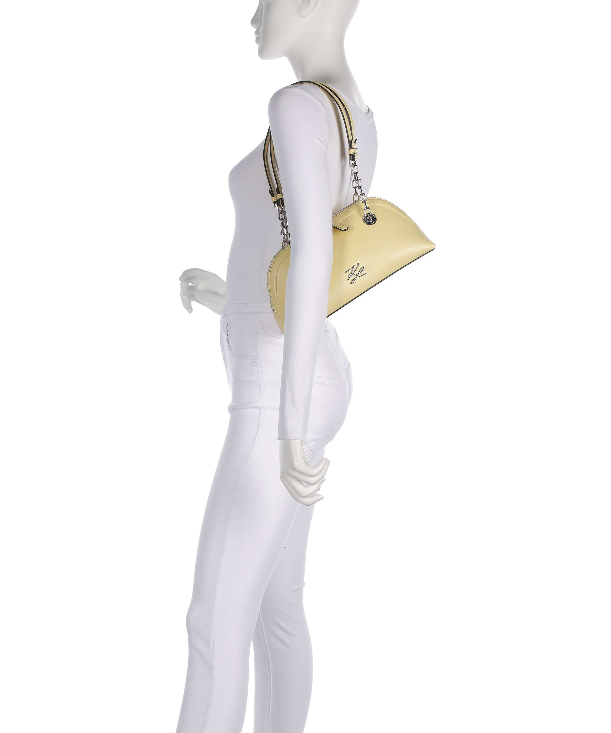 Karl Lagerfeld K/Autograph Bowling Small Shoulder bag sunlight
