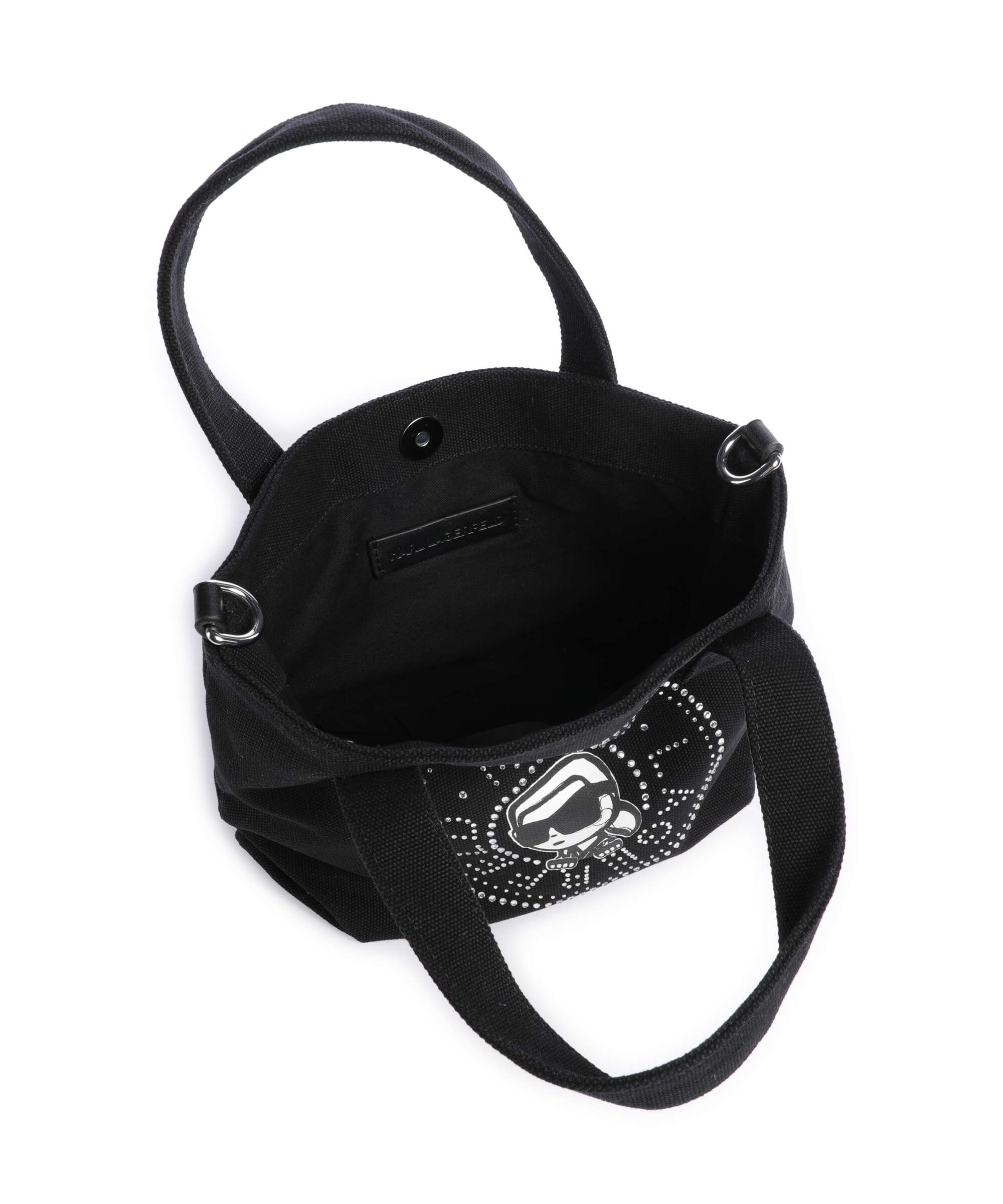 Karl Lagerfeld Ikon Circle Karl Small Handbag black