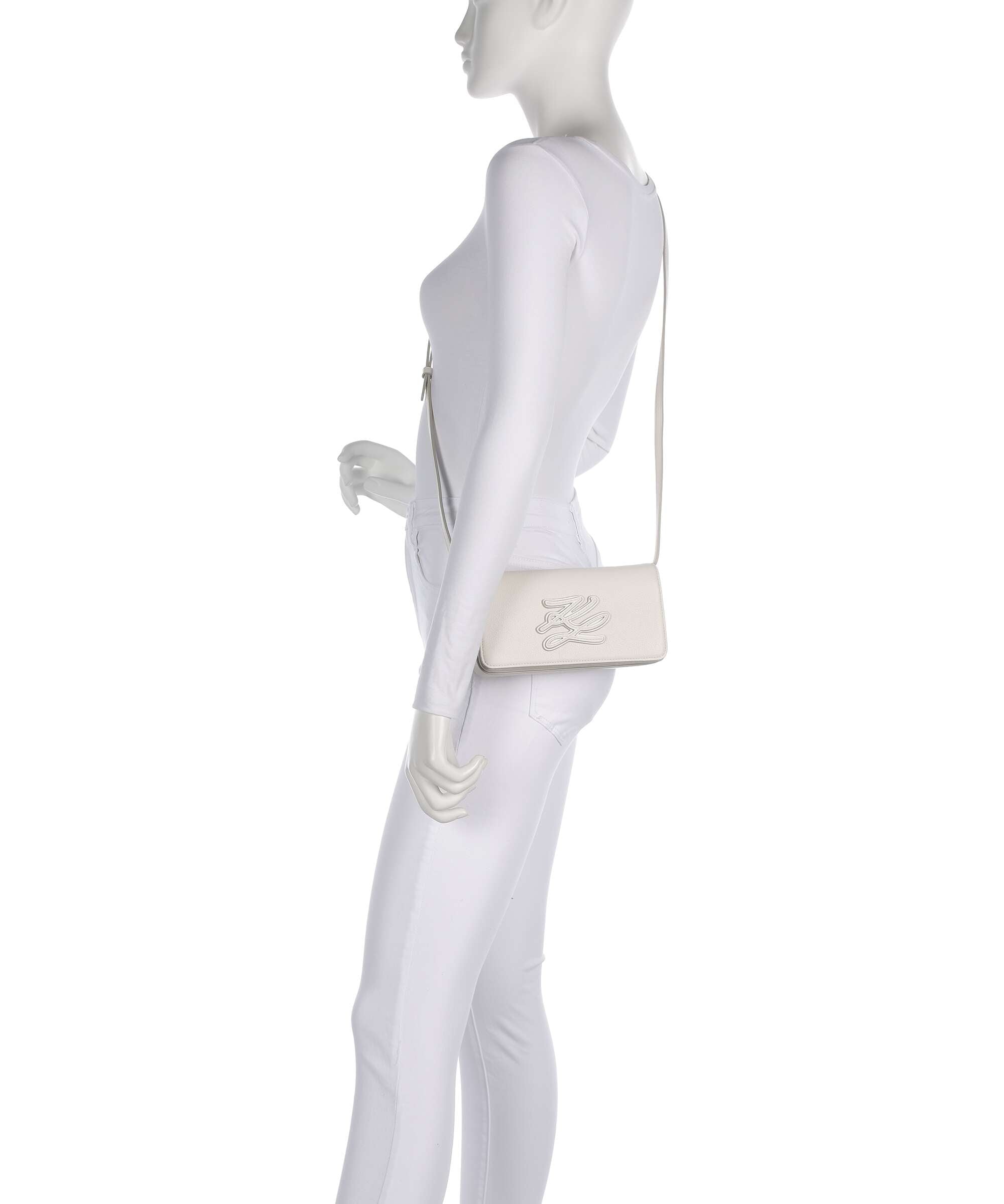 Karl Lagerfeld K/Autograph Mini Crossbody bag off white