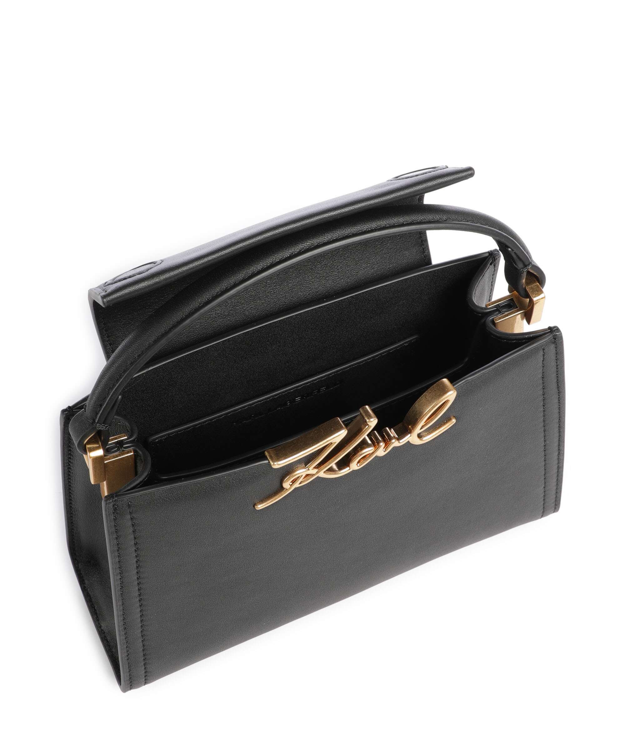 Karl Lagerfeld K/Signature Mini Handbag black/gold