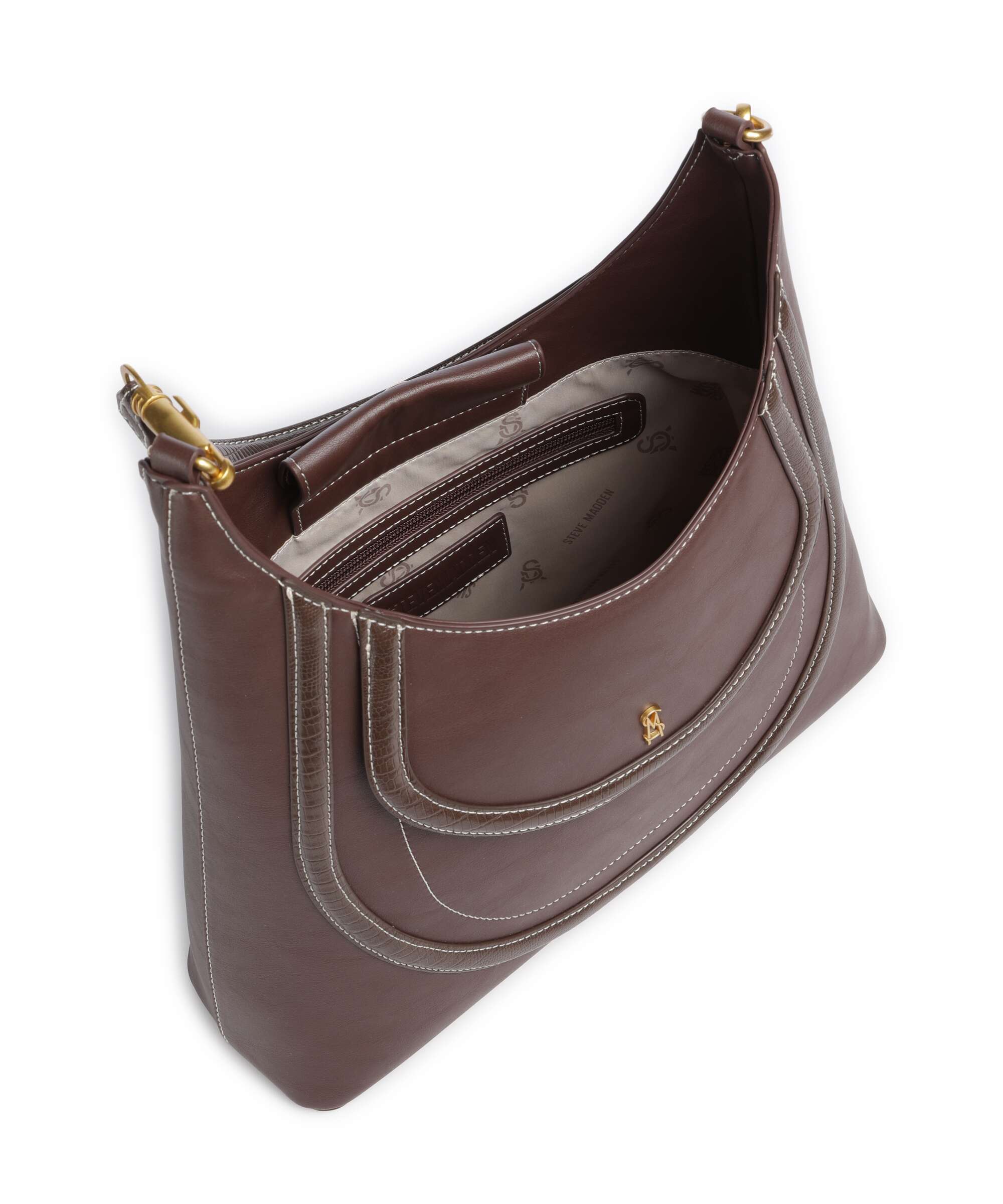Steve Madden BSALUS Shoulder bag chocolate/gold
