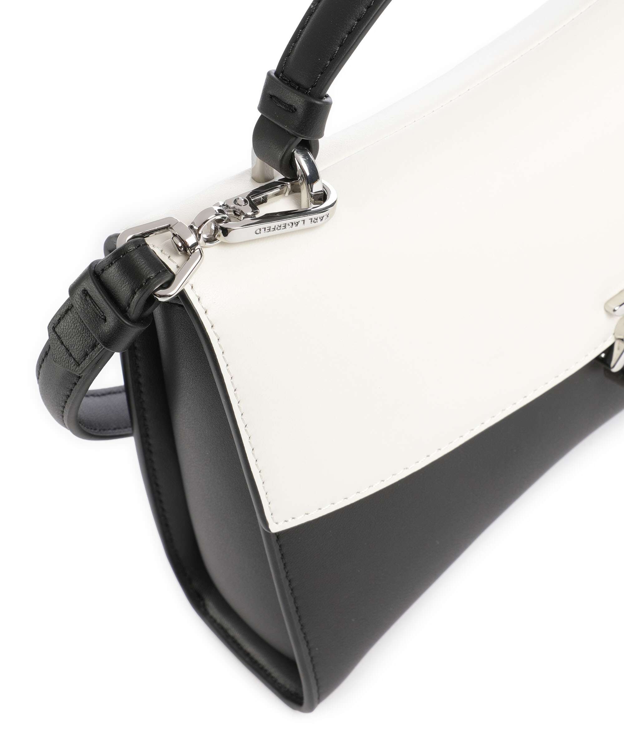 Karl Lagerfeld K/Autograph Twist Crossbody bag black/white
