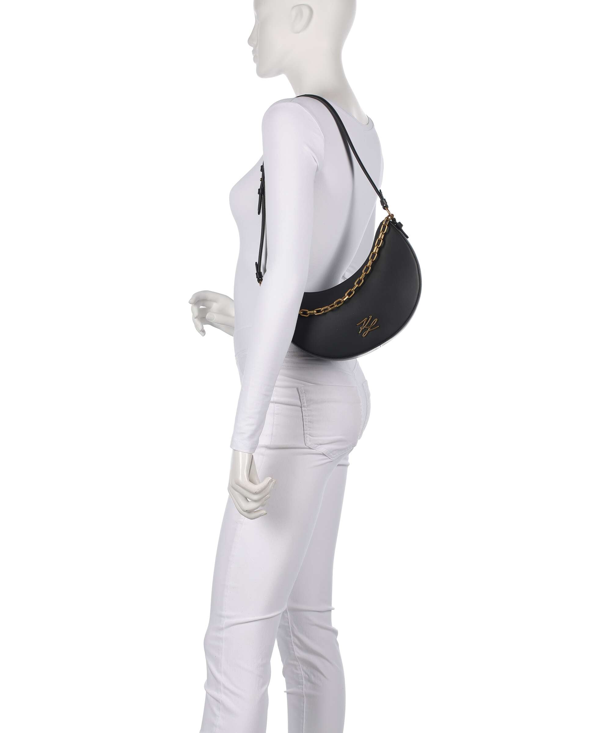 Karl Lagerfeld K/Autograph Medium Shoulder bag black/gold