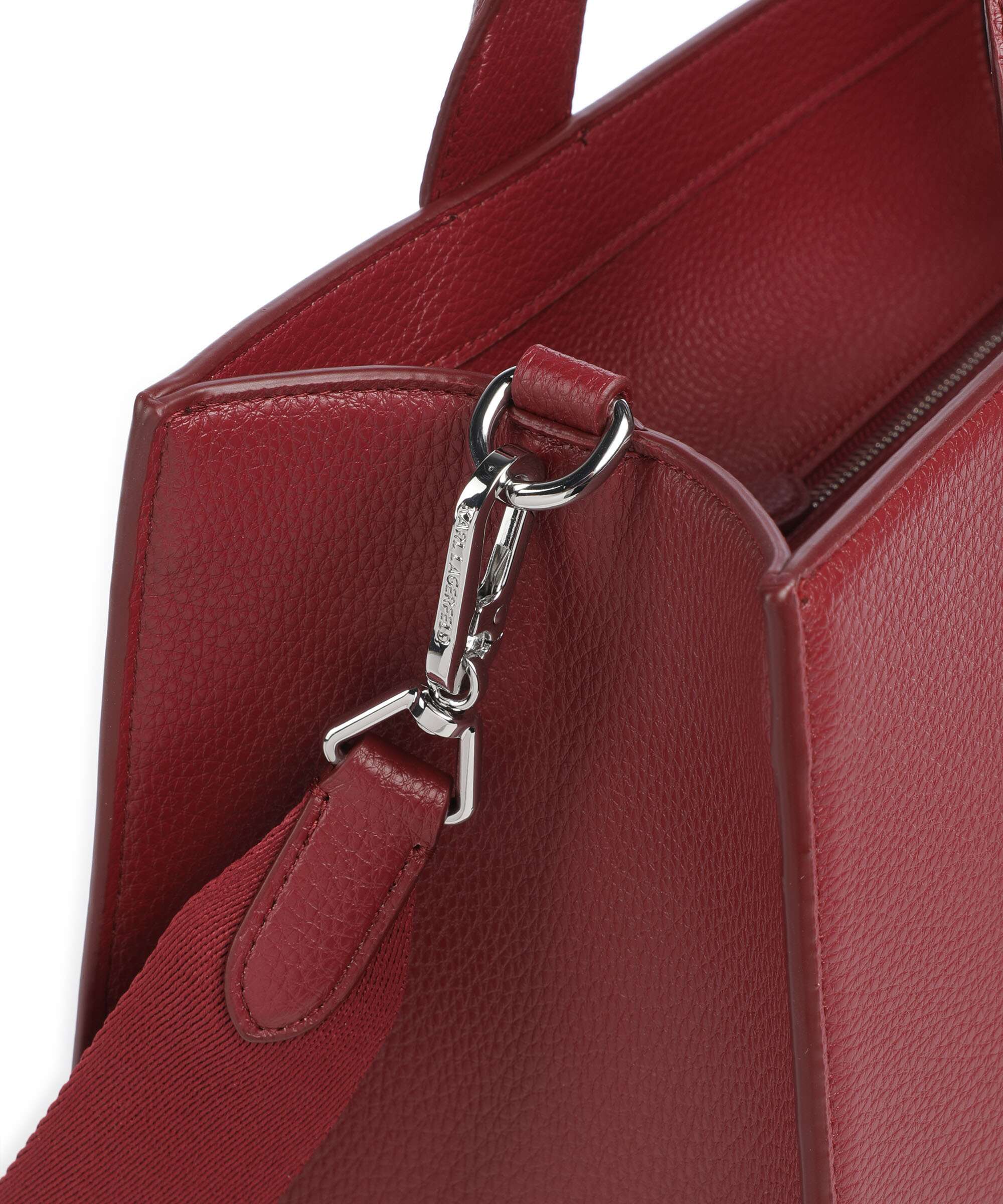 Karl Lagerfeld K/Rue St Guillaume Medium Handbag dark cherry