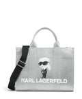Karl Lagerfeld Ikon Karl Handbag silver