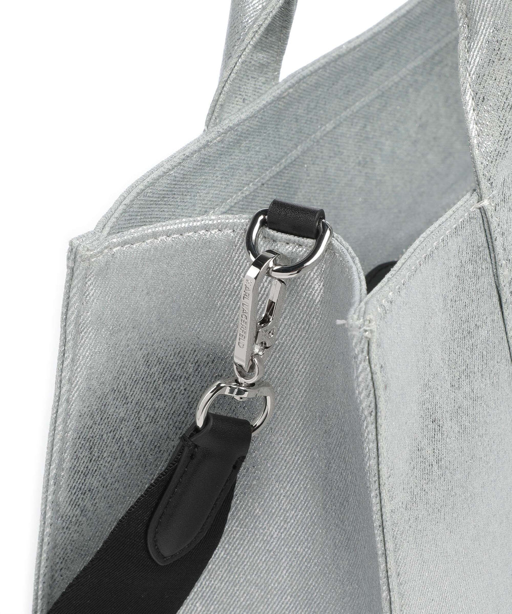 Karl Lagerfeld Ikon Karl Handbag silver