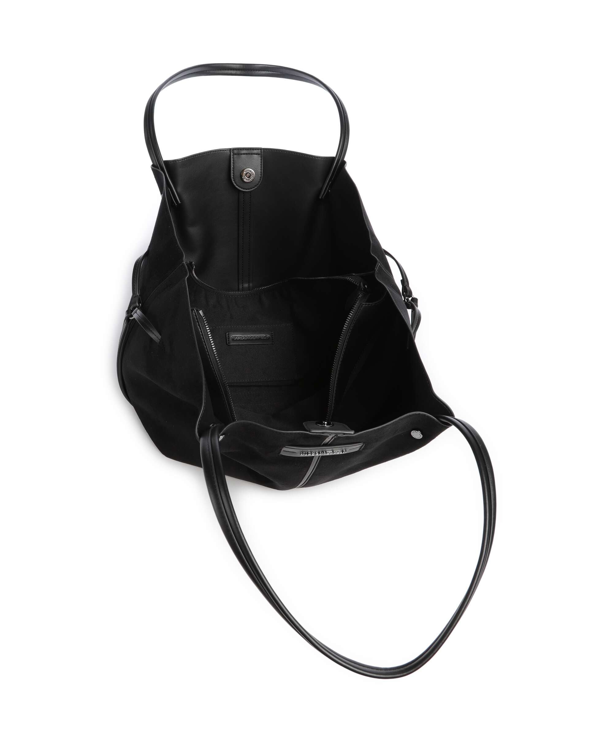 Karl Lagerfeld K/Pierced Medium Tote bag black gunmetal