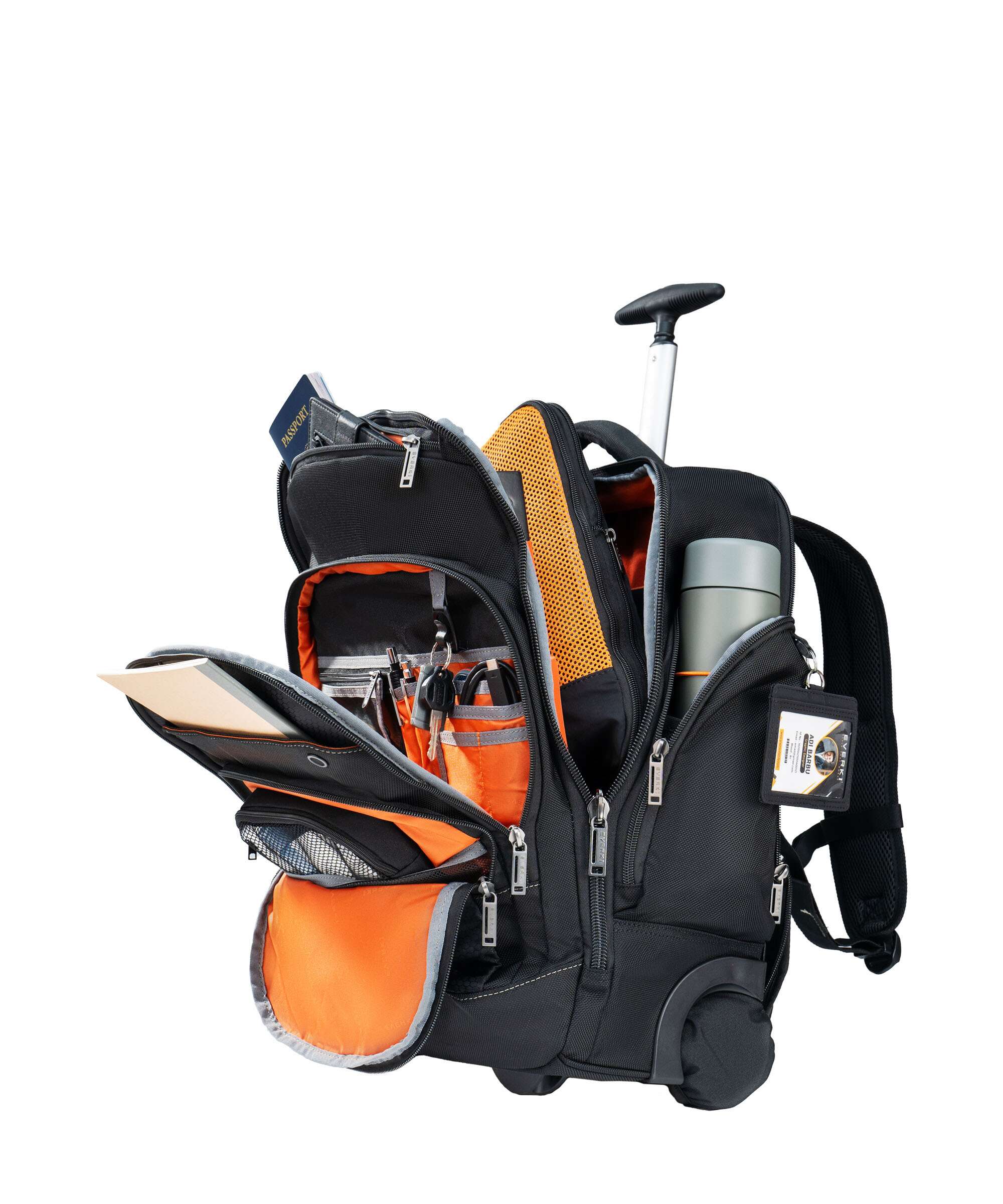 Everki Atlas Wheeled 2 Backpack with wheels schwarz