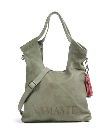 Taschendieb Wien Freundgasse 2 Bolsa shopping green leaf
