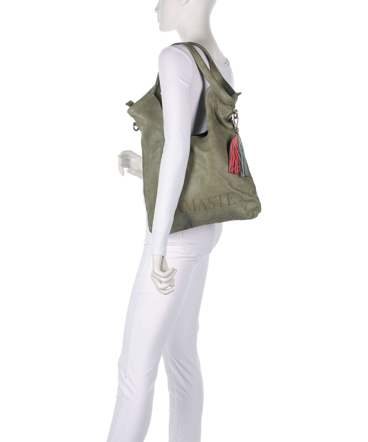 Taschendieb Wien Freundgasse 2 Tote bag green leaf